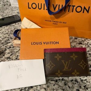 Lv card holder